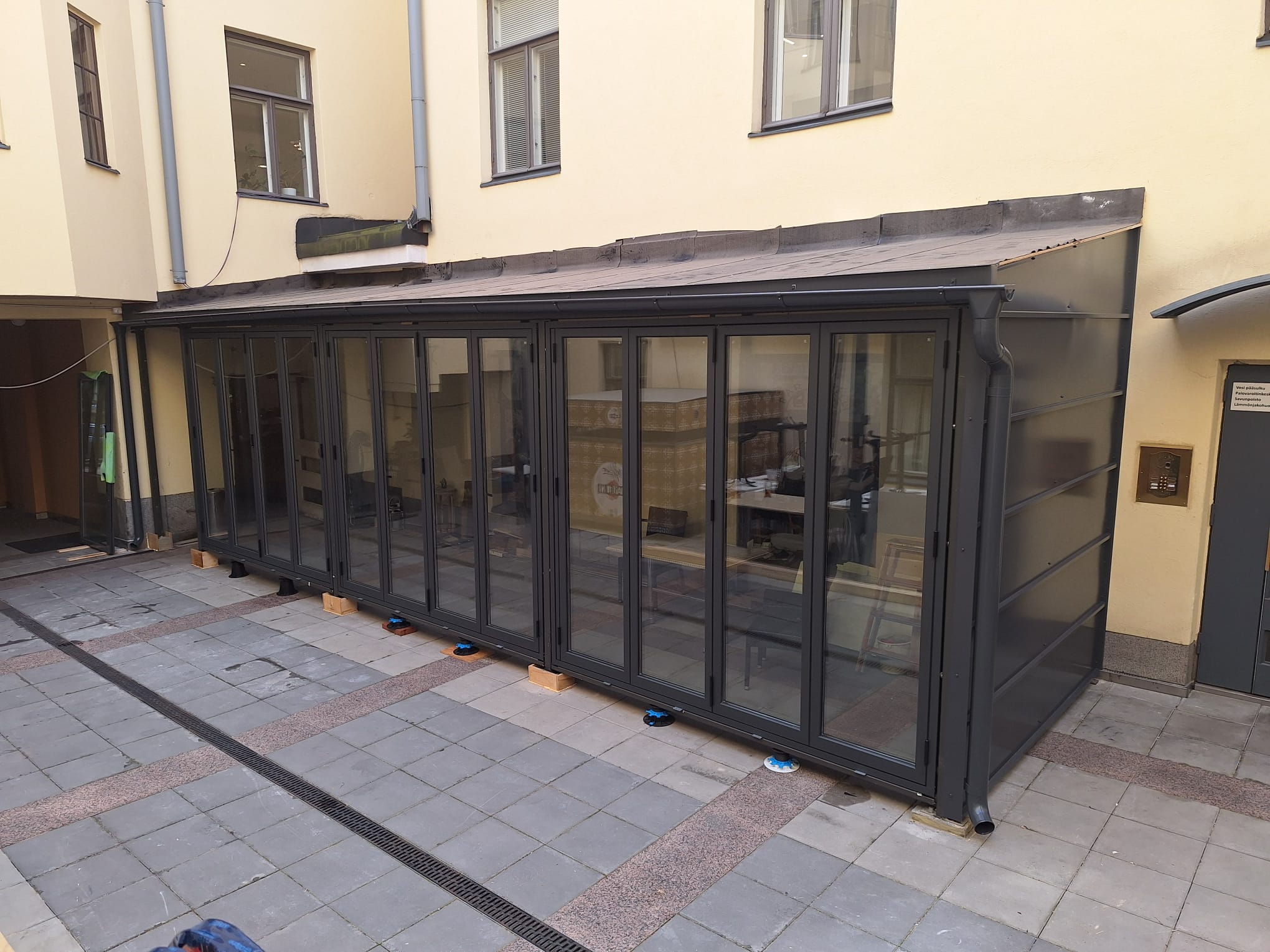 Folding Door Closed